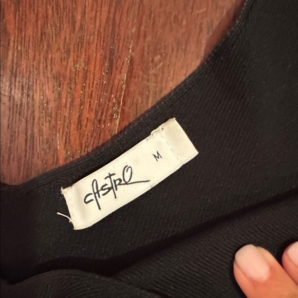 NEW Castro Maxi Sleeveless Dress Black - Picture 5 of 7